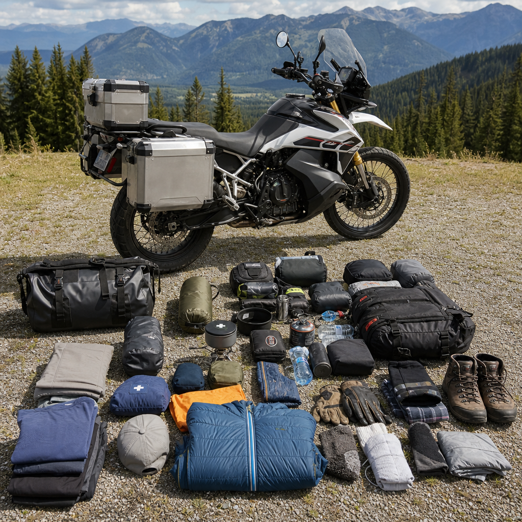 The Ultimate Motorcycle Packing List: How to Fit Everything in Two Panniers