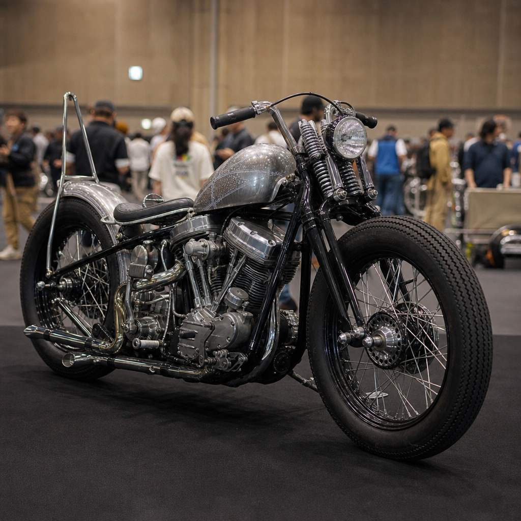 Satomari Motorcycle: The Mooneyes Japan 2026 Best-in-Show Panhead