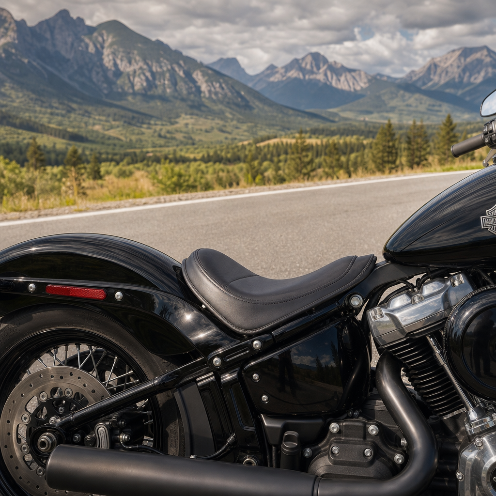 Softail Slim Solo Seats: Balancing Minimalist Style with 500-Mile Comfort