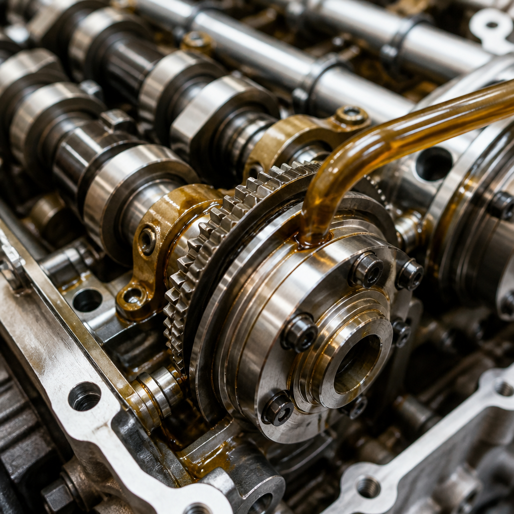 VVT Oil Flow Requirements: Why 20W-50 synthetic is critical for cam phaser operation